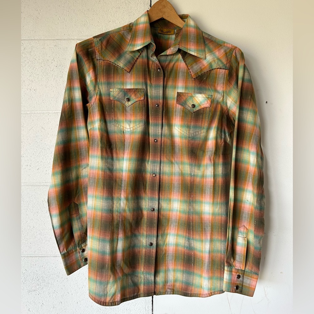Wrangler pearl snap